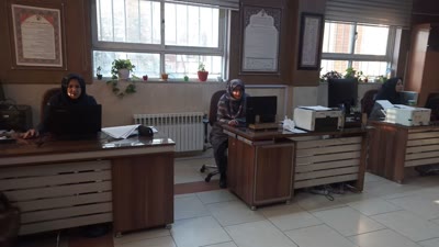 حضور عوامل اجرایی درمدرسه  و نظارت بر روند برگزاری کلاسهای آنلاین